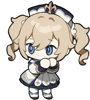 🥺 emoji Барбара - @Tg_stickersu Telegram sticker 22 of 25
