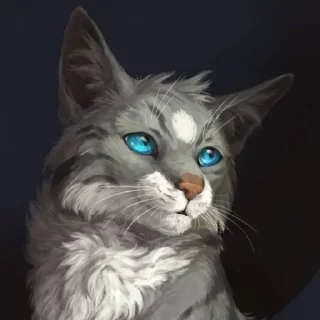 🙂 emoji Коты-воители Воробей Telegram sticker 10 of 13