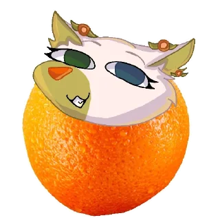 🍊 emoji Лиму<3🍊 Telegram sticker 3 of 18
