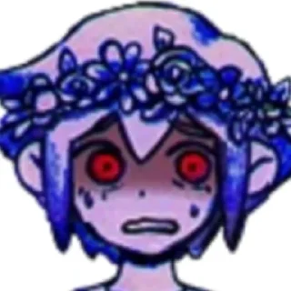😰 emoji ОМОРИ СТИКЕРЫ|БЕНДИ_RUSSIA Telegram sticker 21 of 42