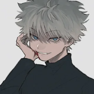 😏 emoji Киллуа пиздец Telegram sticker 2 of 106