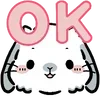 🐰 emoji ₍ Prᥱᴛᴛy ᥲᥒɗ κᥲᥕᥲii δᥙᥒᥒy ₎ ˚₊· ♡ @mewsticks Telegram sticker 8 of 40