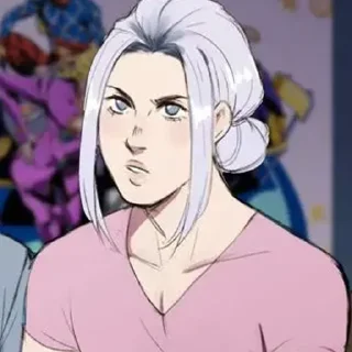 😐 emoji Abbacchio Leone Telegram sticker 16 of 60