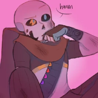 💅 emoji Ink sans | @ish_crim Telegram sticker 6 of 90