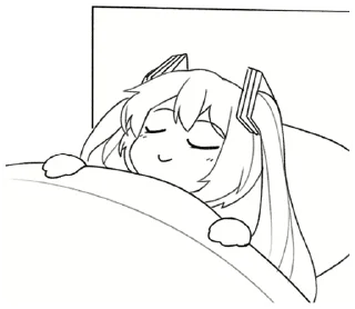 Sticker from Hatsune Miku by @LawKraft