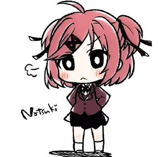 🌟 emoji Нацуки @Aimee_omoide Telegram sticker 7 of 120