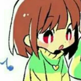 🌻 emoji ᴄʜᴀʀᴀ ᴅʀᴇᴇᴍᴜʀʀ  ꒰ @stickers_undertale ꒱ #2 Telegram sticker 5 of 52