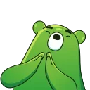 🤩 emoji Midori Kuma animated Telegram sticker 16 of 32