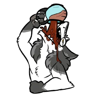 ☕️ emoji Kaz and Ruse Telegram sticker 16 of 76