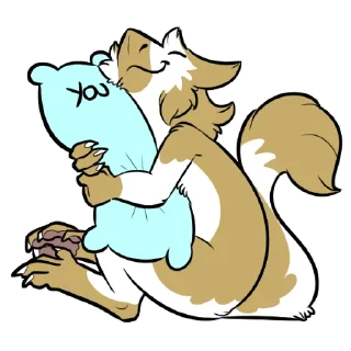 🤗 emoji Kaz and Ruse Telegram sticker 9 of 76
