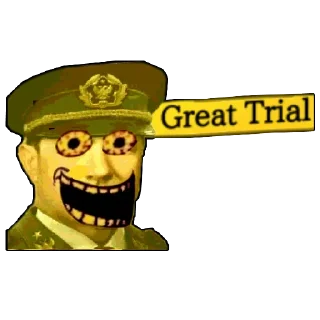 Sticker from Great Trial