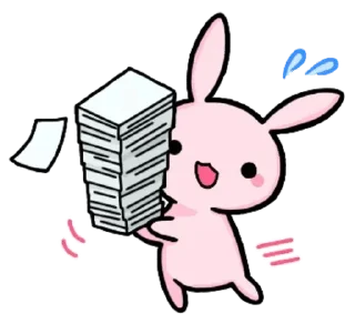 🐰 emoji Ayu🐰 @bronya3112 Telegram sticker 6 of 71