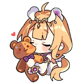 😘 emoji HI3 chibi☆ Telegram sticker 17 of 34