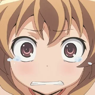 😍 emoji Злые Кубики Toradora @anime_stickerr Telegram sticker 15 of 91