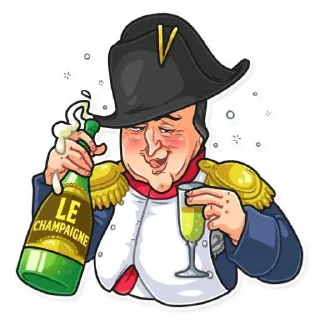 🥴 emoji Наполеон и Жазофина 🧐²⁷ Telegram sticker 8 of 27