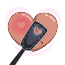 ❤️ emoji Больше стикеров : @stickeriiiiiii Telegram sticker 8 of 33