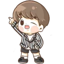 😉 emoji @jonafzan KDrama KPOP Telegram sticker 16 of 90