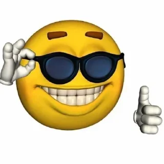 😎 emoji Больше стиков тут: @stikery4 Telegram sticker 23 of 120