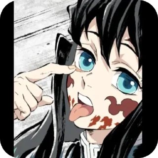 🫥 emoji Tokito Muichiro Telegram sticker 23 of 52