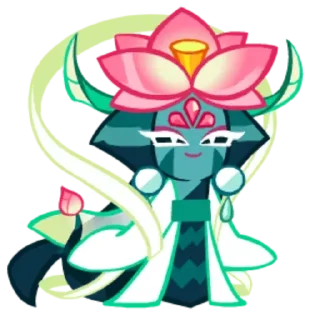 💙 emoji Lotus dragon cookie Telegram sticker 9 of 62