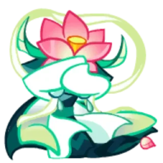 💙 emoji Lotus dragon cookie Telegram sticker 23 of 62