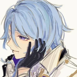 😌 emoji Ayato Telegram sticker 17 of 87