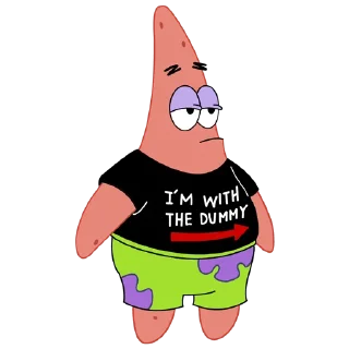 Sticker from patrick