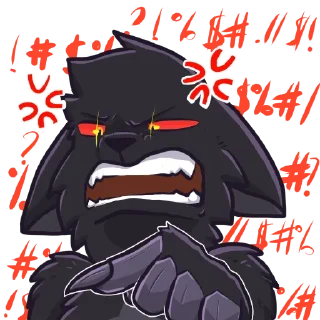 🤬 emoji KAIJU PARADISE/STIKERS FROM @MYZOKI8243 Telegram sticker 14 of 17