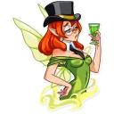 🎩 emoji Green Fairy Telegram sticker 9 of 40