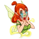 😳 emoji Green Fairy Telegram sticker 6 of 40