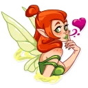 😘 emoji Green Fairy Telegram sticker 2 of 40