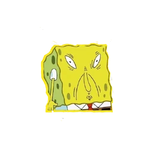😱 emoji Губка Боб Telegram sticker 12 of 16
