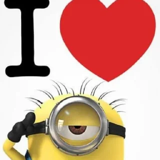 💗 emoji minion Telegram sticker 9 of 79