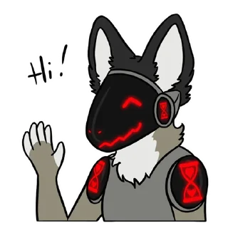 Sticker from Protogen Kajeldal
