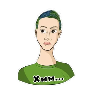 😑 emoji КАШАГЛАИ ПРОБЛЕМАТИКИ Telegram sticker 3 of 9