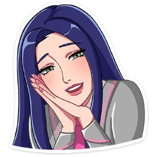 ☺ emoji Кира от @TgSticker Telegram sticker 2 of 49