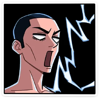 😠 emoji Каспер от @TgSticker Telegram sticker 7 of 49