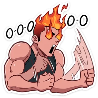 😳 emoji Каспер от @TgSticker Telegram sticker 17 of 49