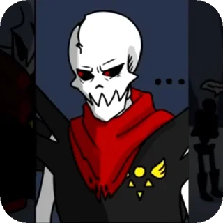 😒 emoji Underfell papyrus Telegram sticker 11 of 51