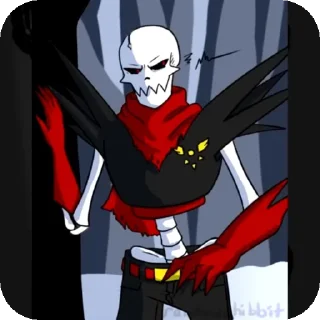 🤨 emoji Underfell papyrus Telegram sticker 7 of 51