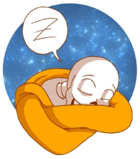 Sticker from Underswap Papyrus