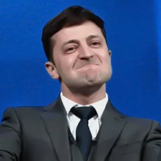 Sticker from #zelenskiy meme «🇺🇦 by @lumicore_present