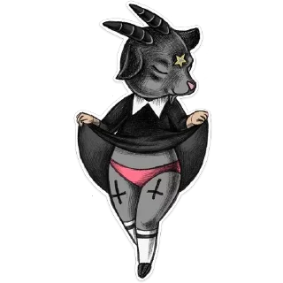 Sticker from a lot of birds