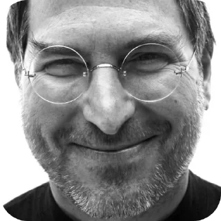 💇 emoji Steve Jobs @Allon4ik4 Telegram sticker 14 of 25