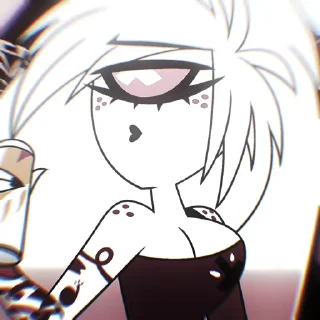 Sticker from БОЛЬШЕ ⇨ @CLOOBHUB ЧЕРРИ БОМБ ОТЕЛЬ ХАЗБИН HAZBIN