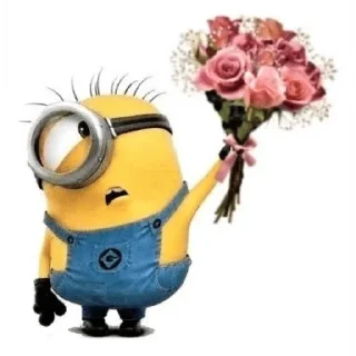 💐 emoji Миньончики Telegram sticker 19 of 45