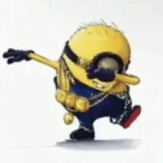 😎 emoji миньончики Telegram sticker 17 of 52