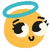 😇 emoji by @sssabiiidraaawsss Telegram sticker 14 of 130