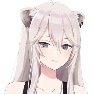 😏 emoji Shishiro Botan Telegram sticker 1 of 73