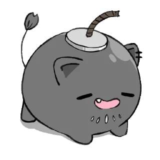 😆 emoji Shishiro Botan Telegram sticker 10 of 73